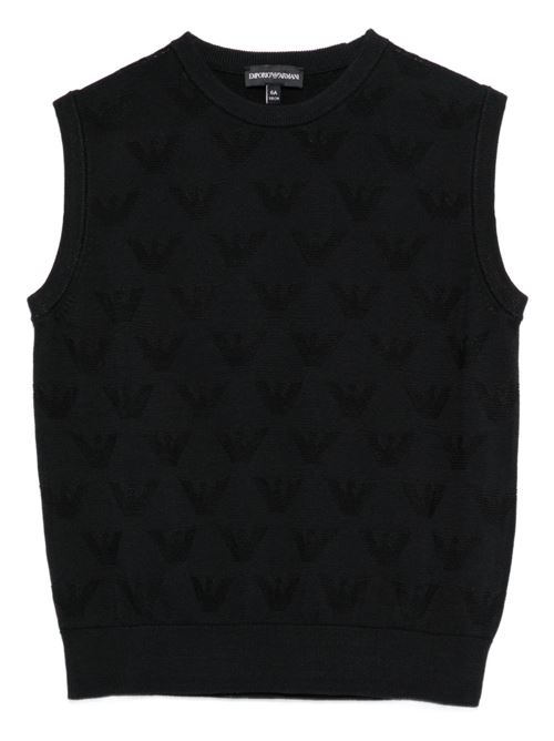 Maglia bambino Emporio Armani blu EMPORIO ARMANI KIDS | EB001355AF23415UB118